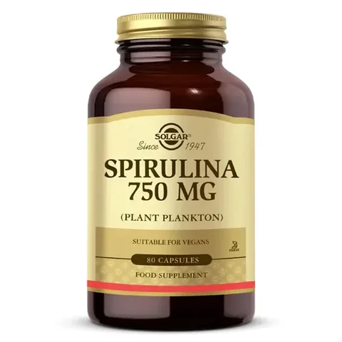 Boostez votre énergie et vitalité avec Solgar Spiruline 750
