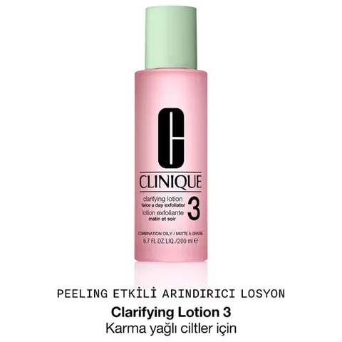 Purifiez & Illuminez : Lotion Clarifiante Clinique 3 (200 ml
