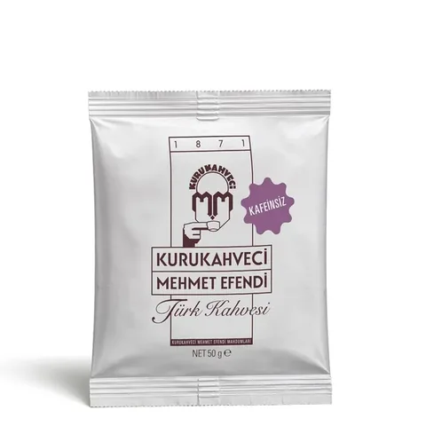 Entkoffeinierter Türkischer Kaffee 50g — Kurukahveci Mehmet