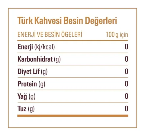 Decaffeinated Turkish Coffee 50g