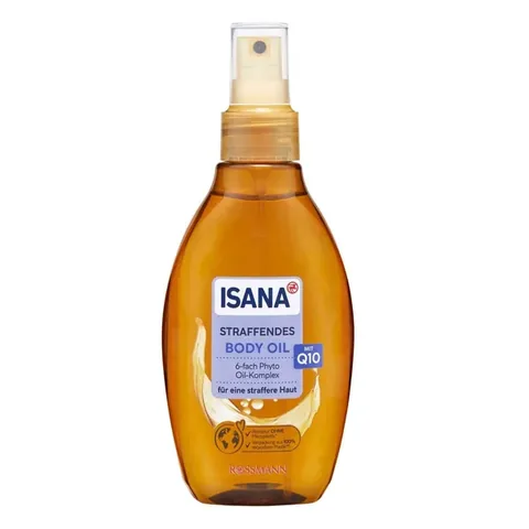 Isana Body Care Oil Spray Q10 6x Effective Herbal Oil Complex 150 ml