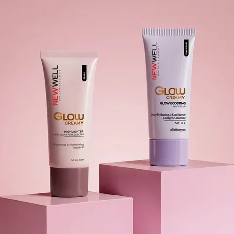 New Well Glow Creamy Highlighter Natural Luminous Cream Highlighter 30 ml Pearl