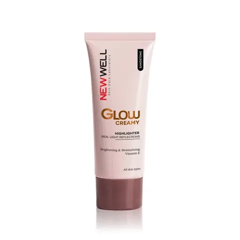New Well Natural Shimmering Glow Creamy Highlighter 30 ml Sandstone