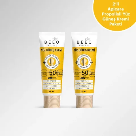BEEO Прополисный солнцезащитный крем для лица SPF 50+