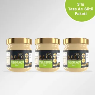 BEEO Fresh Royal Jelly 3-pack