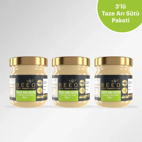 BEEO Frisches Gelée Royale 3er-Pack