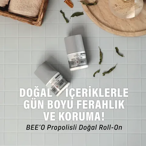 BEEO Anti-Sweat Odor Propolis Natural Organic Men's Roll-on
