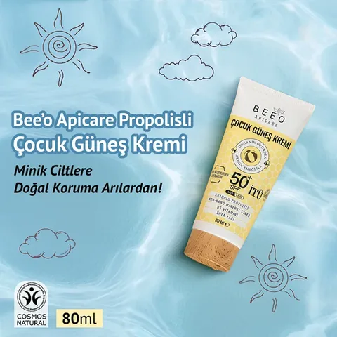BEEO Propolis Mineral Zinc Organic Children's Sun Cream