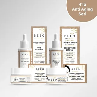 BEEO Bee Venom Propolis Royal Jelly Anti-Wrinkle Skin Care Set 4-pcs