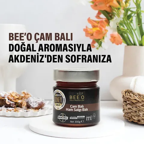 BEEO Raw Pine Honeydew Honey (300 gr)