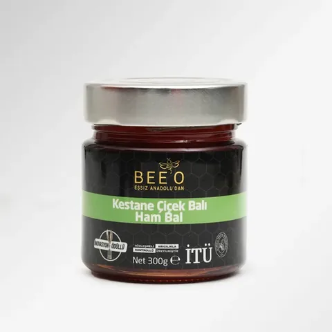 BEEO Chestnut Flower Honey (Raw Honey) 300 gr