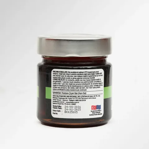 BEEO Chestnut Flower Honey (Raw Honey) 300 gr