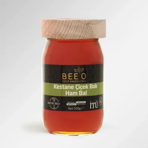 BEEO Chestnut Flower Honey (Raw Honey) 500 gr