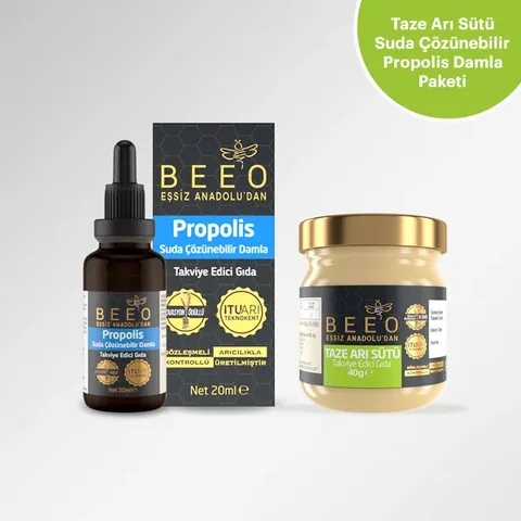 BEEO Fresh Royal Jelly Water-Soluble Propolis Drop Pack