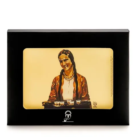 Retro Koleksiyon Tray 'Woman Serving Coffee'