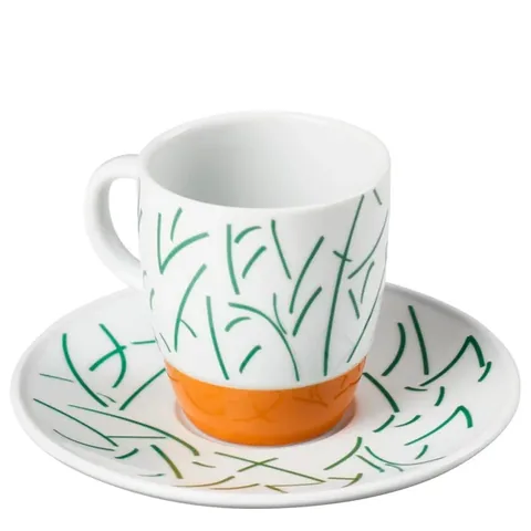 Art Edition - Ayşe Erkmen Turkish Coffee 2-piece Cup Set 'Yaprak'