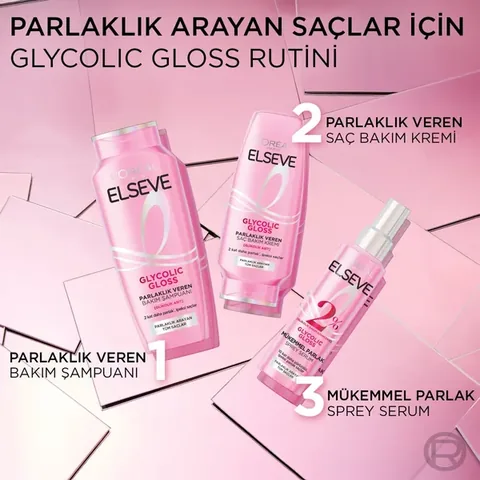Loreal Paris Elseve Glycolic Gloss Shine-Giving Hair Care Cream 250 ml