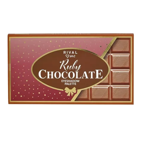 Palette de fards à paupières Rival Loves Me No11 Ruby Chocolate 14 gr