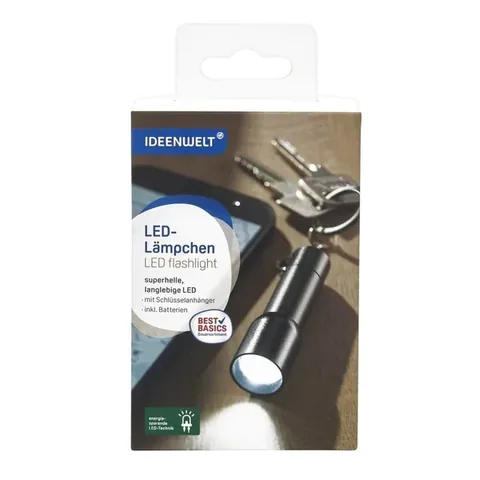 Ideenwelt Porte-clés Lampe Torche LED