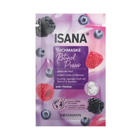 Masque en papier Isana Retinol Power