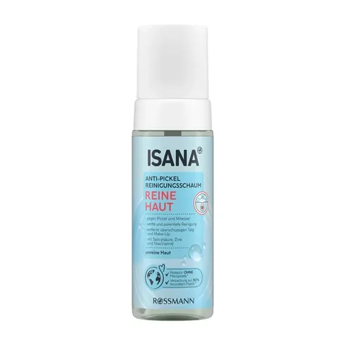 Isana Reine Haut Acide Salicylique Mousse Nettoyante Visage 165 ml