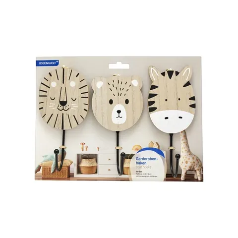 Cintre Ideenwelt Kids Animal Figure, pack de 3