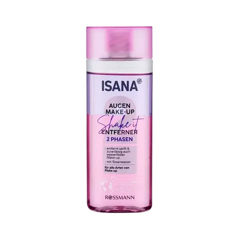 Isana Démaquillant Yeux Biphasé Huile-eau 100 ml