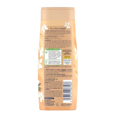 Isana Shower Gel Lovely Coco Creamy 300 ml