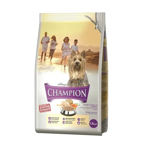 Nourriture sèche pour chiens Champion petite race 1500 gr