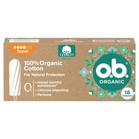 O.B Tampon Bio 16-pack Super