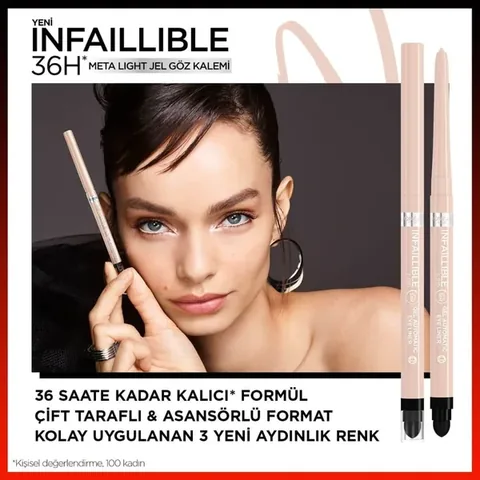 L'Oréal Paris Infaillable Automatic Gel Eye Pencil 10 Bright Nude