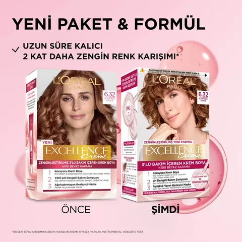 L'Oréal Paris Excellence Creme Hair Dye Golden Light Brown 632