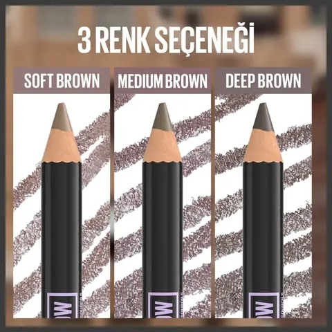Maybelline New York Quick Shaper Brow Shaping Pencil 05 Deep Brown