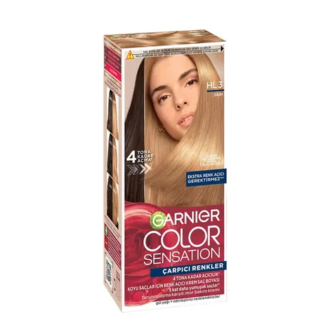 Coloration Cheveux Garnier Color Sensation HL3 Jaune