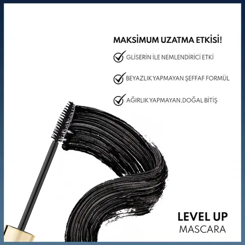 Note Level Up Extra Volume Mascara Black