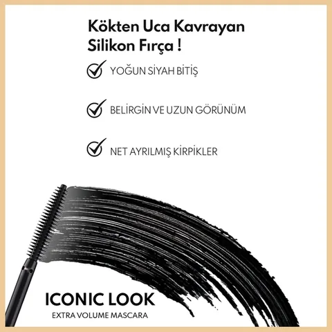 Note Iconic Look Mascara Intense Volume Effect Mascara Black