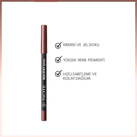 Note Silk Stay Lipliner 09 Espresso Dream 1 pcs