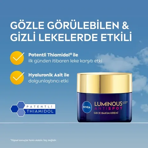 Nivea Cellular Luminous630 Crème de Nuit Anti-Taches Brunes 40 ml