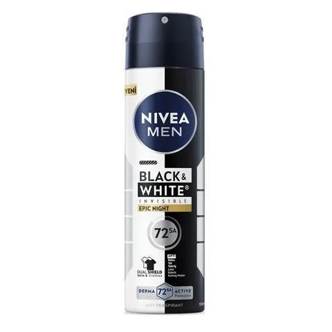 Nivea Déodorant Black and White Epic Night Homme 150 ml