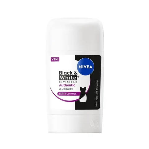 Nivea Déodorant Stick Femme BlackWhite Authentic 50 ml