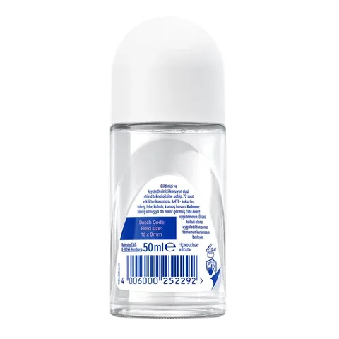 Nivea Deodorant Roll on Black and White Authentic Women 50 ml