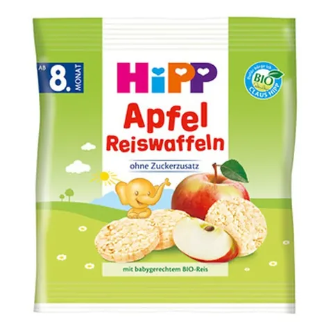 Hipp Gaufrette Bébé Riz Pomme Bio