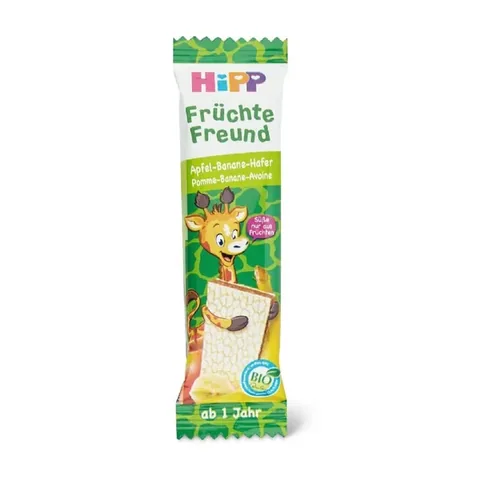 Hipp Organic Barre de Fruits Avoine Pomme et Banane 20 gr