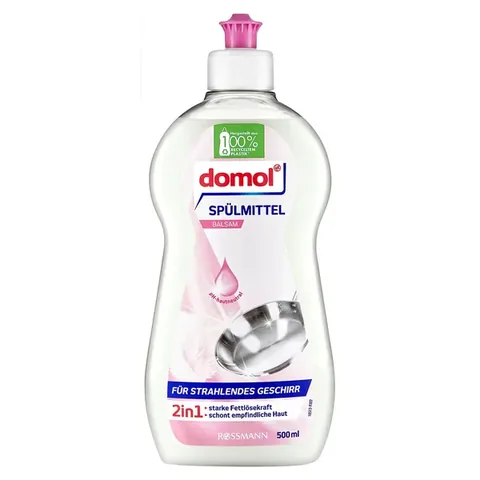 Domol Liquide Vaisselle Dégraissant Concentré Lavage à la main 500 ml