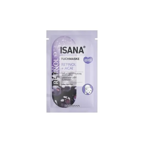 Masque en papier Isana Rétinol Açaï