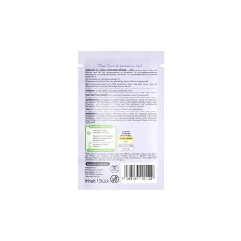 Isana Retinol Acai Paper Mask