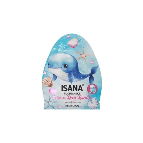 Masque en papier Isana Hyaluron Deep Breathe