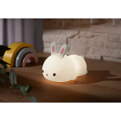 Ideenwelt Night Lamp Silicone Rabbit 1 Pcs