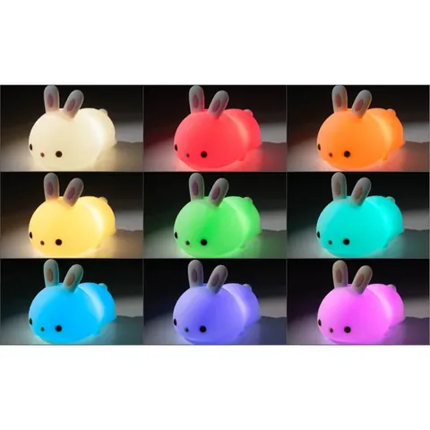 Ideenwelt Night Lamp Silicone Rabbit 1 Pcs