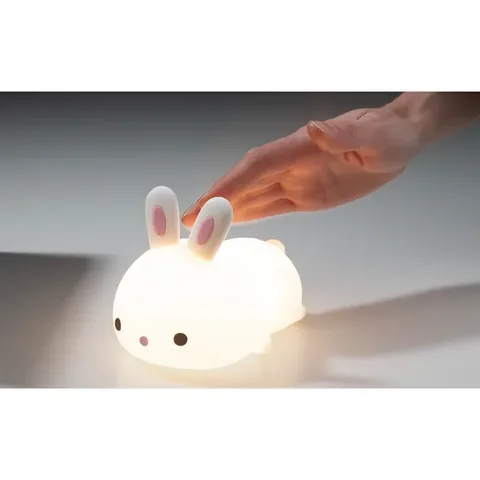 Ideenwelt Night Lamp Silicone Rabbit 1 Pcs